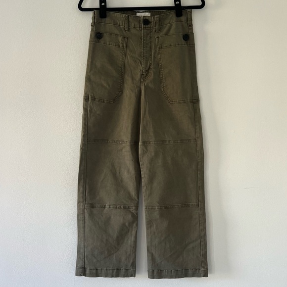 FRAME Utility green cargo pants - Picture 7 of 8